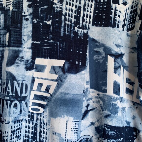 Blue Cityscape Top - Picture 2 of 3